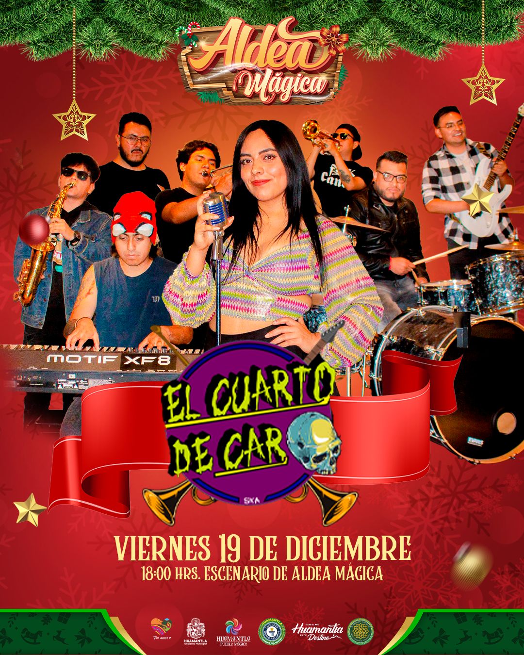 El Cuarto de Car pondrá el ritmo en la Posada #PorAmorAHuamantla